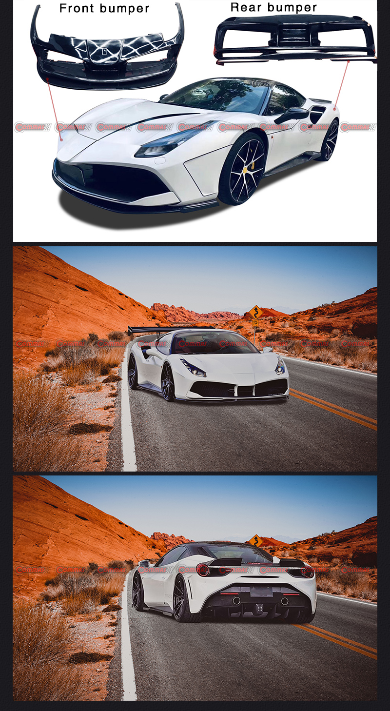 kit de carroceria f488 startech