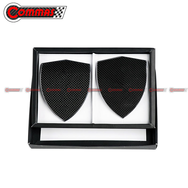 Marca de escudo de pára-choque de fibra de carbono para Ferrari F12