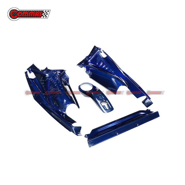 Tampa do kit de corpo do motor de fibra de carbono estilo Mansory para Ferrari F8