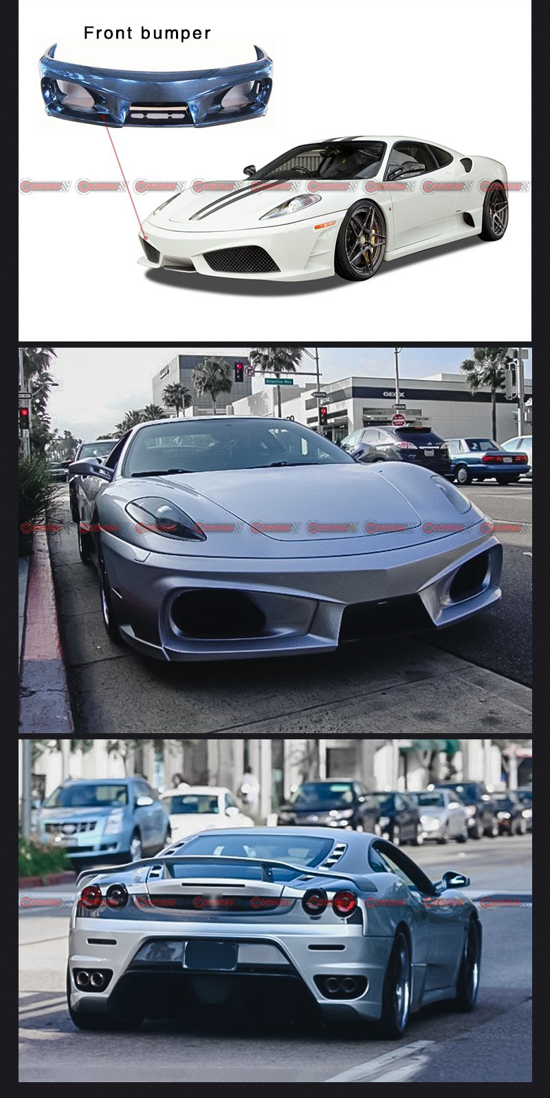 p&aacute;ra-choque dianteiro v&eacute;u f430