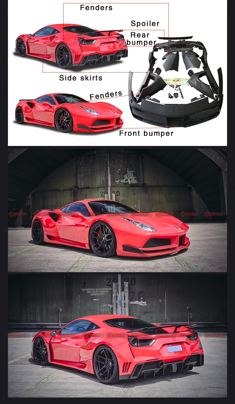 kit de carroceria ferrari 488 novitec