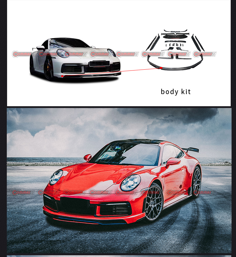 Kit de carroceria Porsche 992 techart