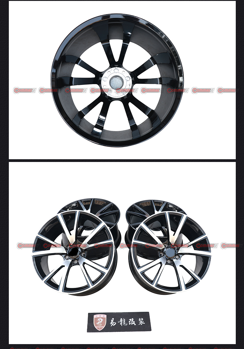 Jantes bentayga curvadas de 22 polegadas
