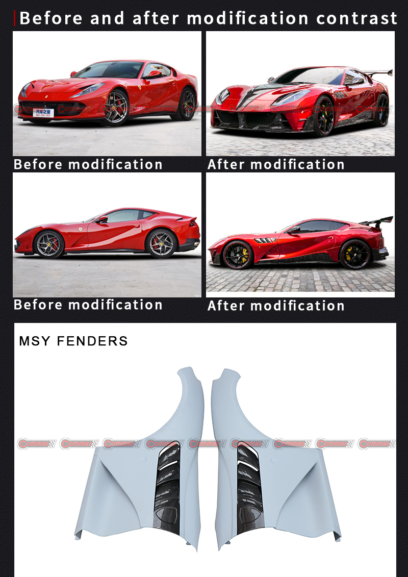 P&aacute;ra-choques de carro para Ferrari 812