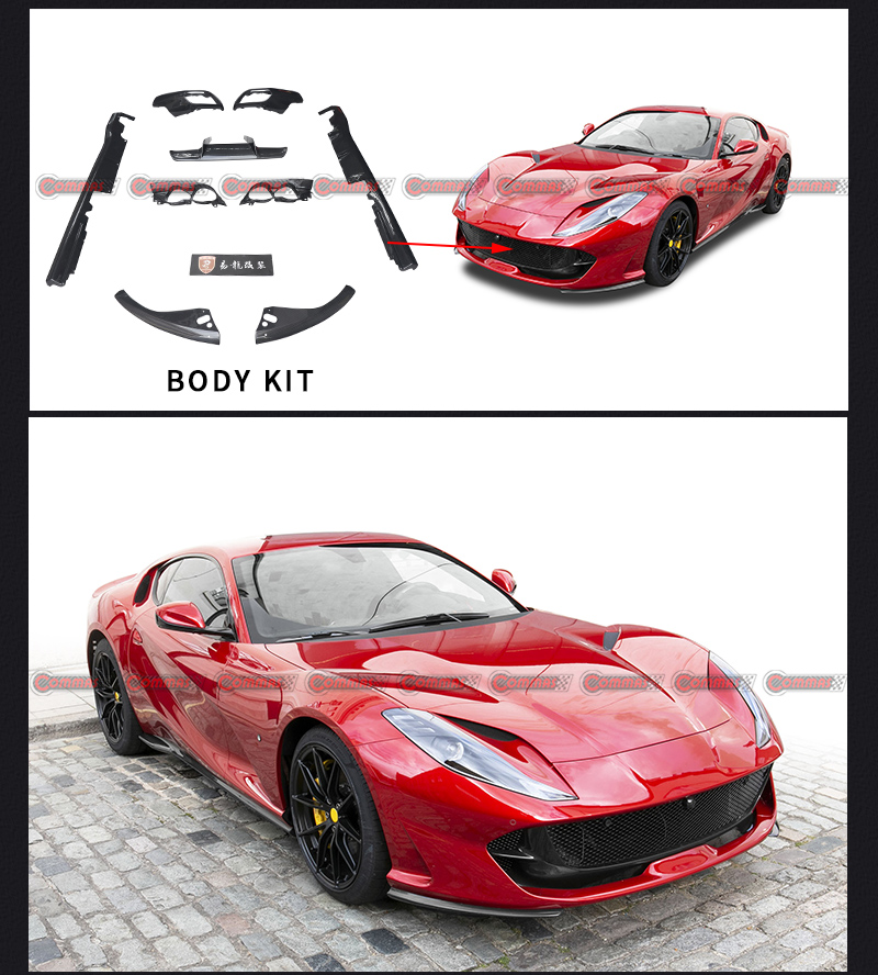 Kits de carroceria estilo OEM Ferrari 812 Superfast