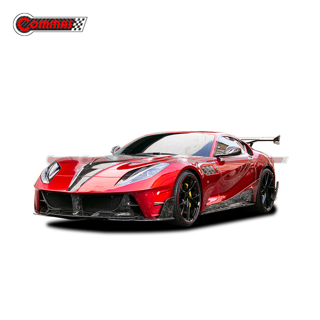 Spoiler traseiro de fibra de carbono estilo Mansory para Ferrari 812