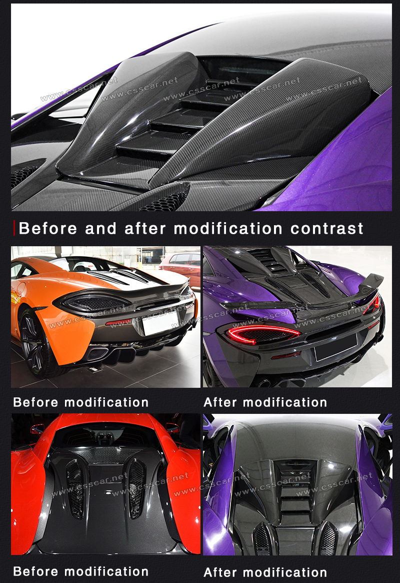 cap&ocirc; do motor novitec mclaren 540s