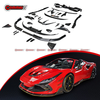 Kits de carroceria Mansory em fibra de carbono para Ferrari F8