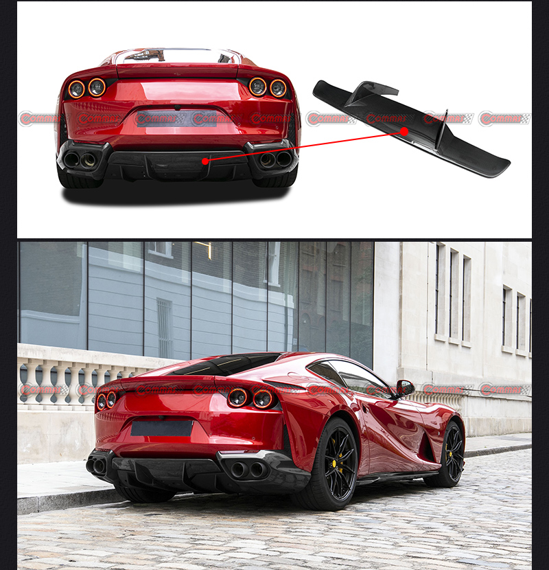  L&aacute;bio traseiro para Ferrari 812