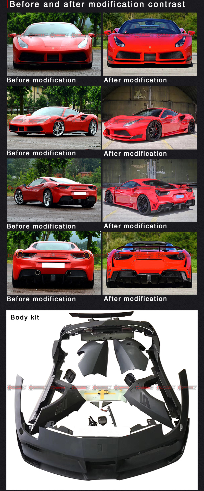 kit de carroceria ferrari 488 novitec