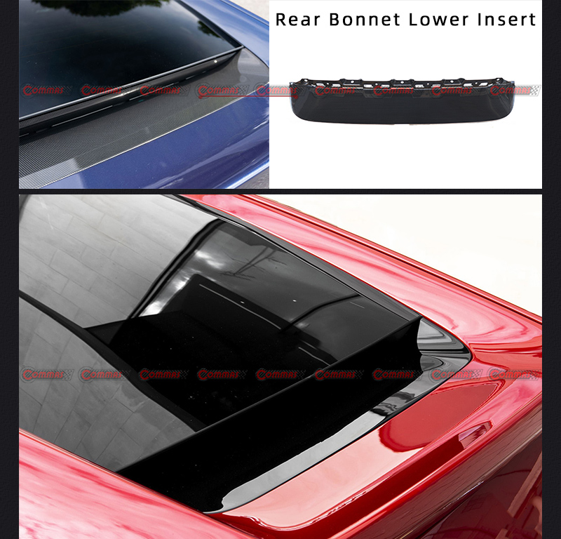 Inser&ccedil;&atilde;o inferior do cap&ocirc; traseiro Ferrari 812