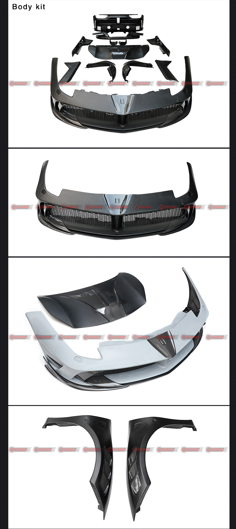 kit de corpo de mans&atilde;o f488 gtb