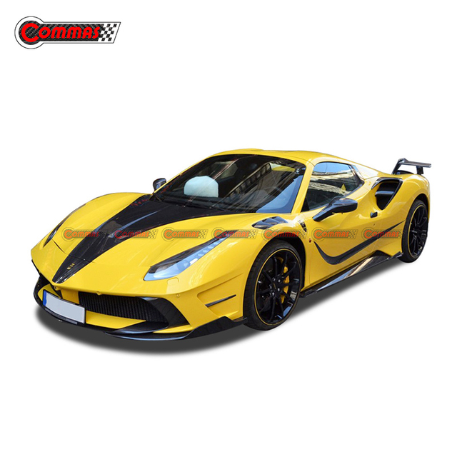 Kit de carroceria de carbono estilo Mansory para Ferrari 488 GTB