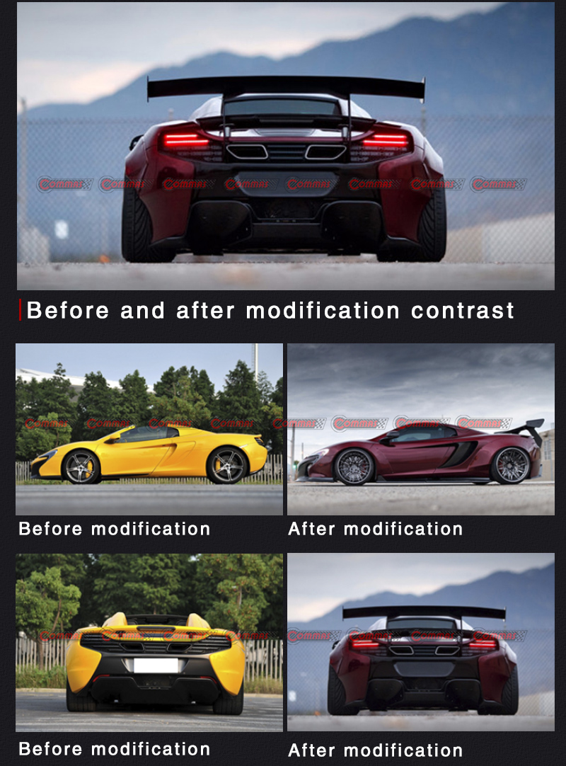 lb mclaren mp4 12c spoiler traseiro