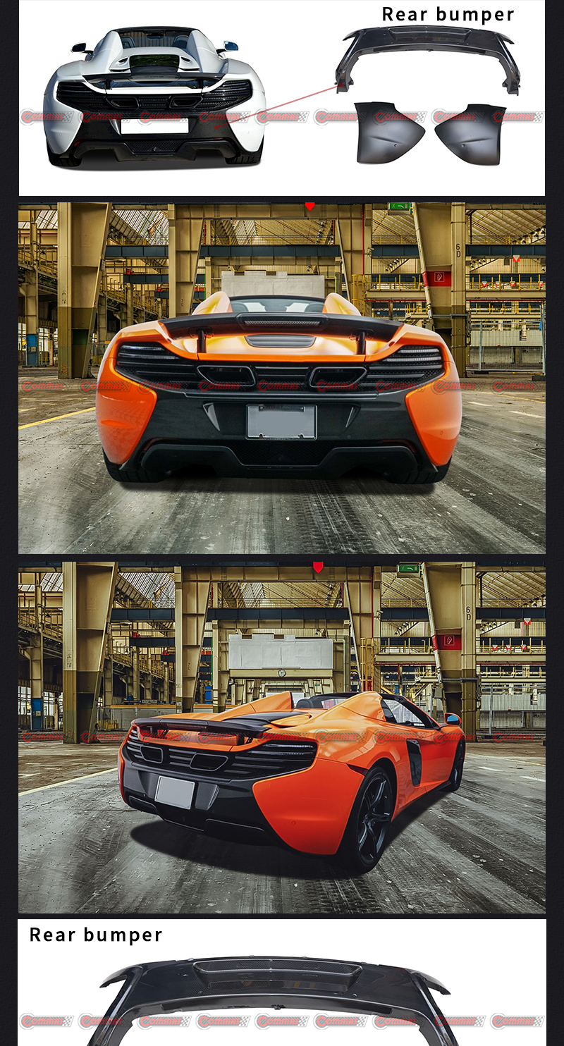 p&aacute;ra-choque traseiro OEM McLaren 650s