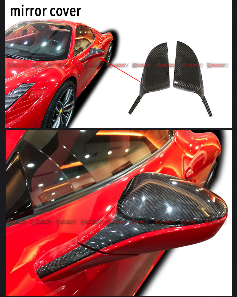 capa retrovisor f458