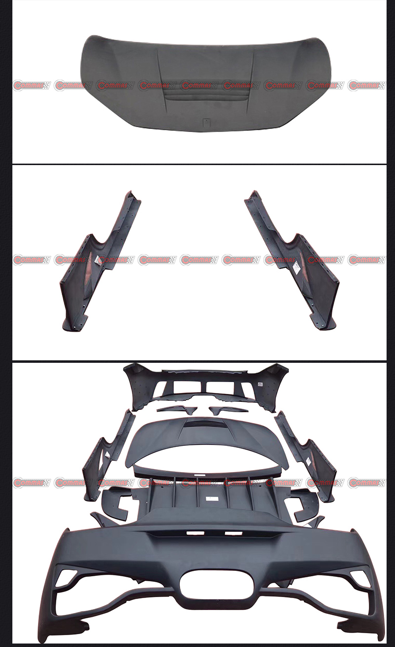 bodykit de design anterior f458