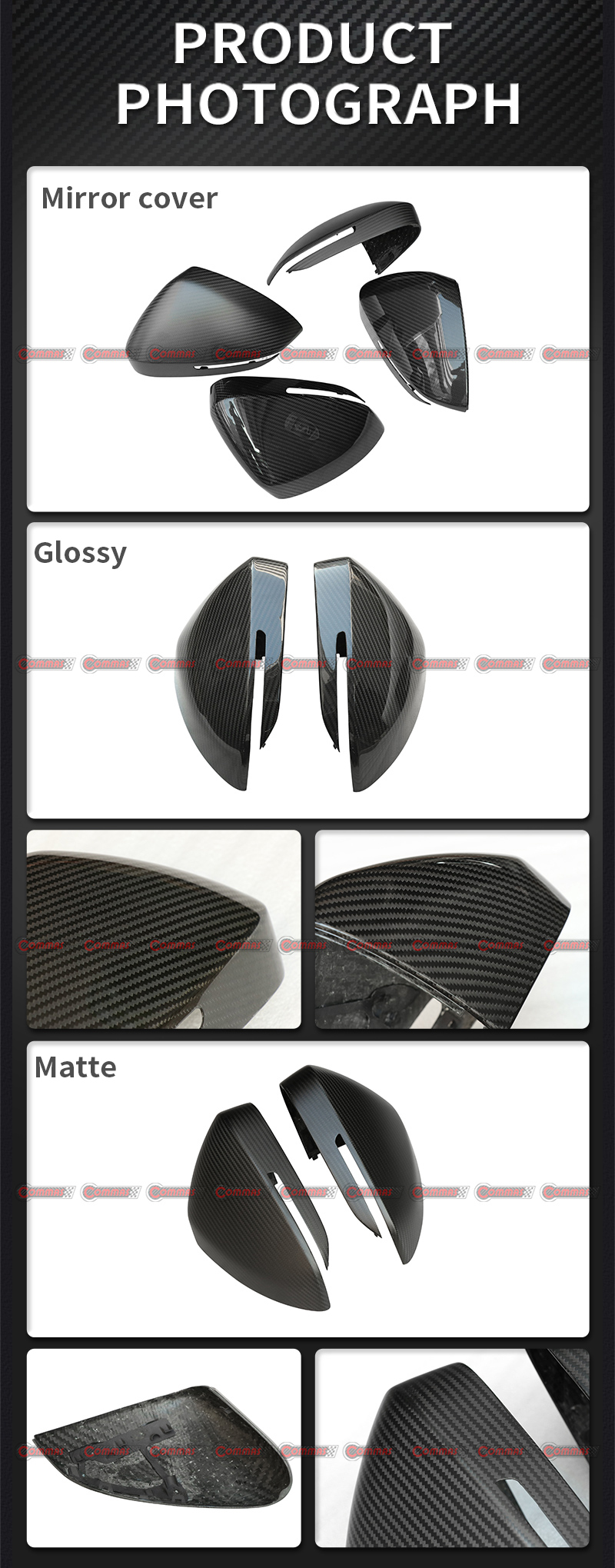 tampa do espelho oem lotus eletre