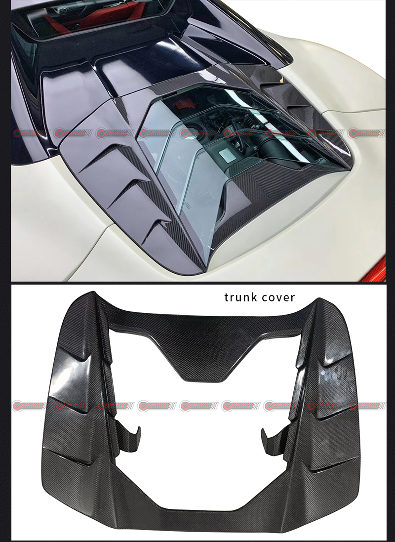 tampa do porta-malas ferrari 488