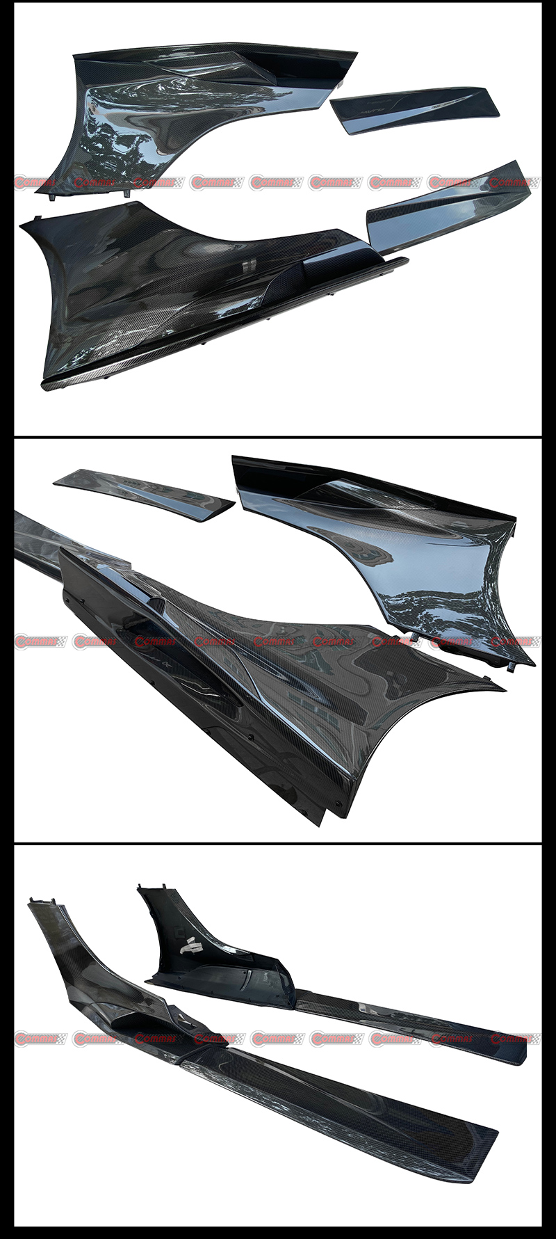 Saias laterais estilo mclaren 650s 675lt