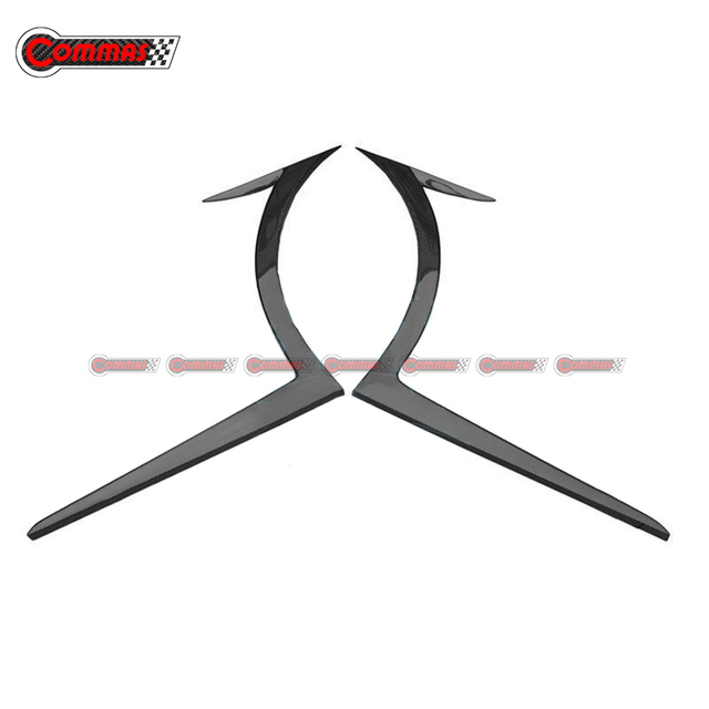 Guarnição do pára-choque dianteiro em fibra de carbono estilo OEM para Lambroghini Gallardo LP550 LP560 LP570