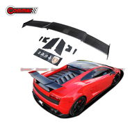 Asa de spoiler traseiro de fibra de carbono estilo RZ para Lambroghini Gallardo LP540 LP550 LP560