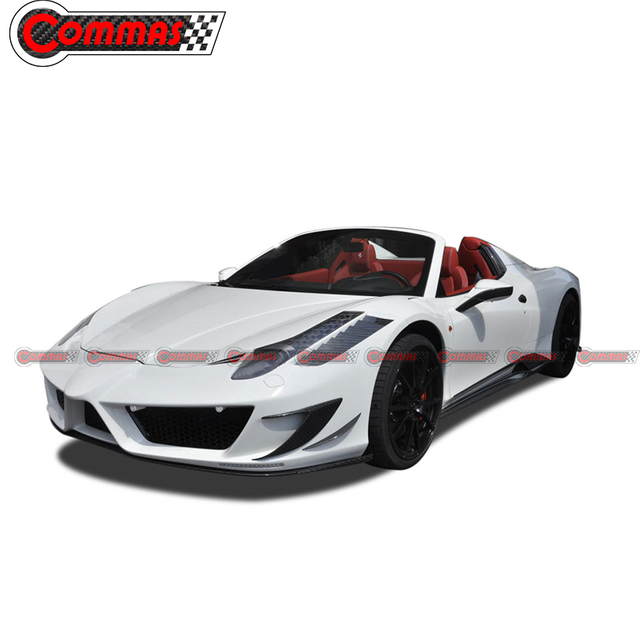 Kit de carroceria de fibra de carbono estilo Mansory para Ferrari 458