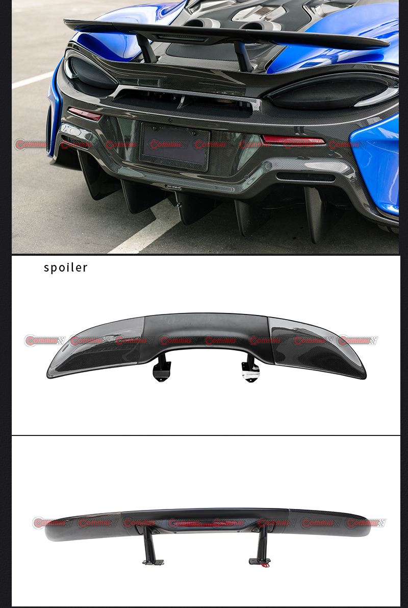 spoiler traseiro mclaren 600lt