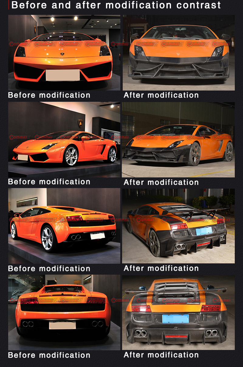 Kit de carroceria lambroghini gallardo estilo lp700