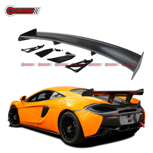 Spoiler traseiro de fibra de carbono estilo GT4 para Mclaren 540C 570S