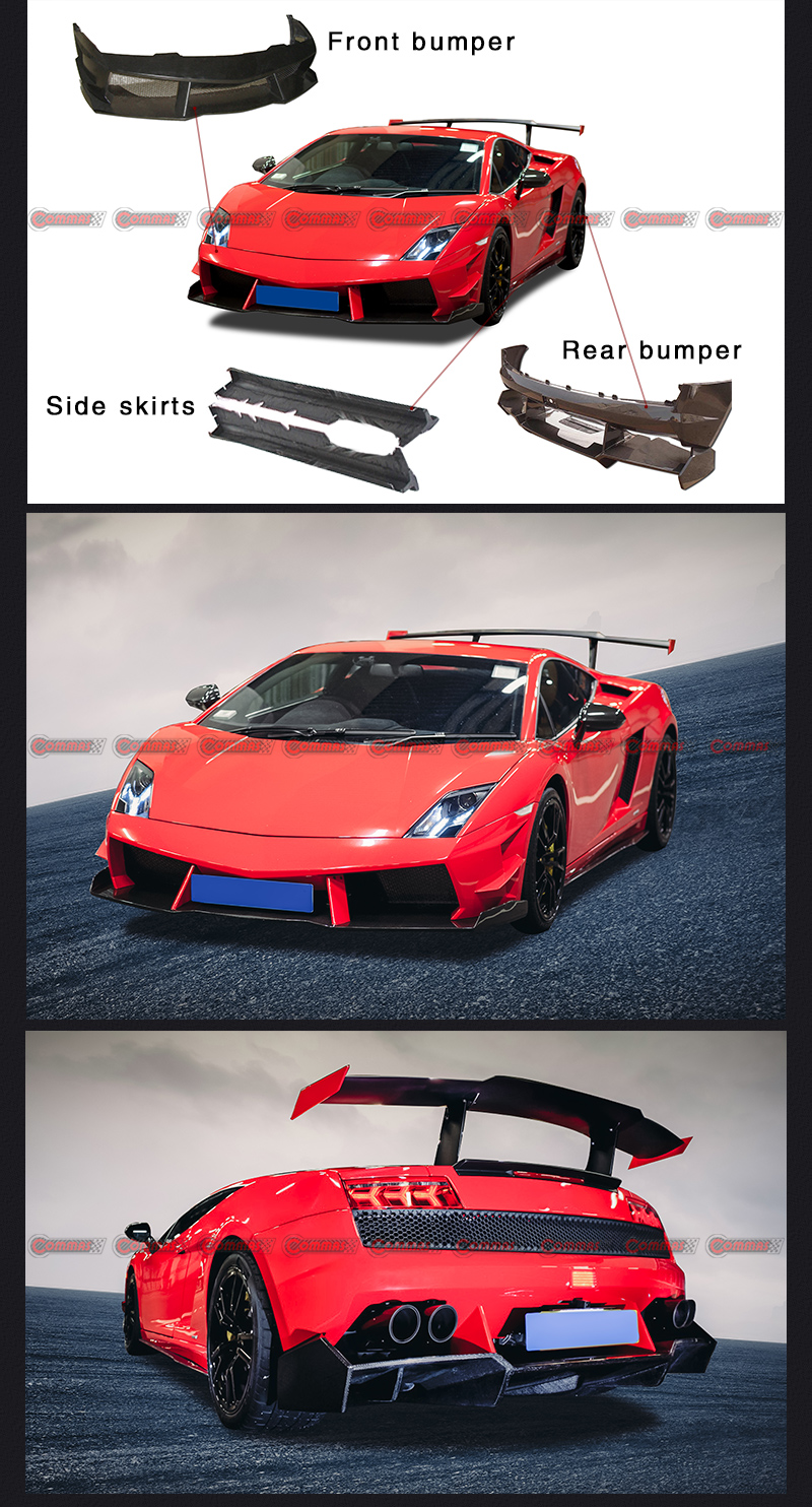kit de carroceria rz para lambroghini gallardo