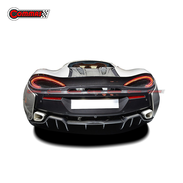  Difusor traseiro de fibra de carbono seco Novitec para McLaren 540C-570S