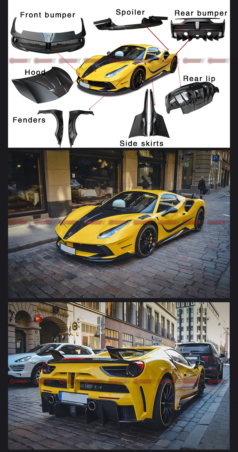 kit de carroceria ferrari 488 mansory