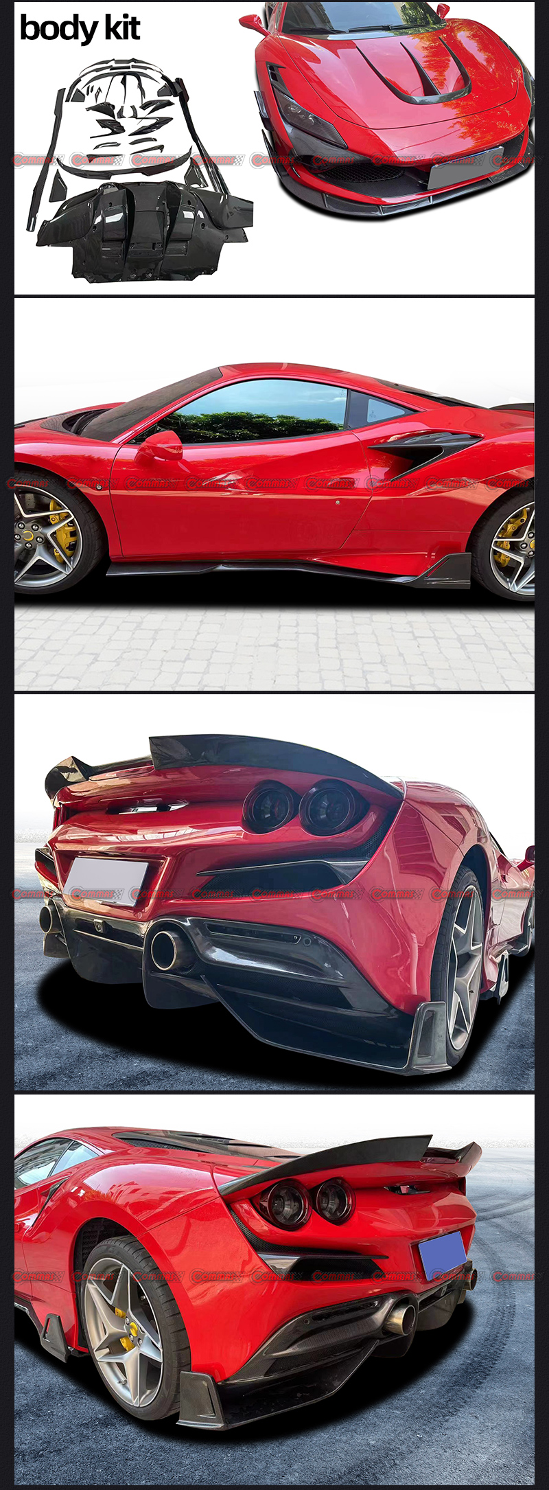 Bodykits para Ferrari F8