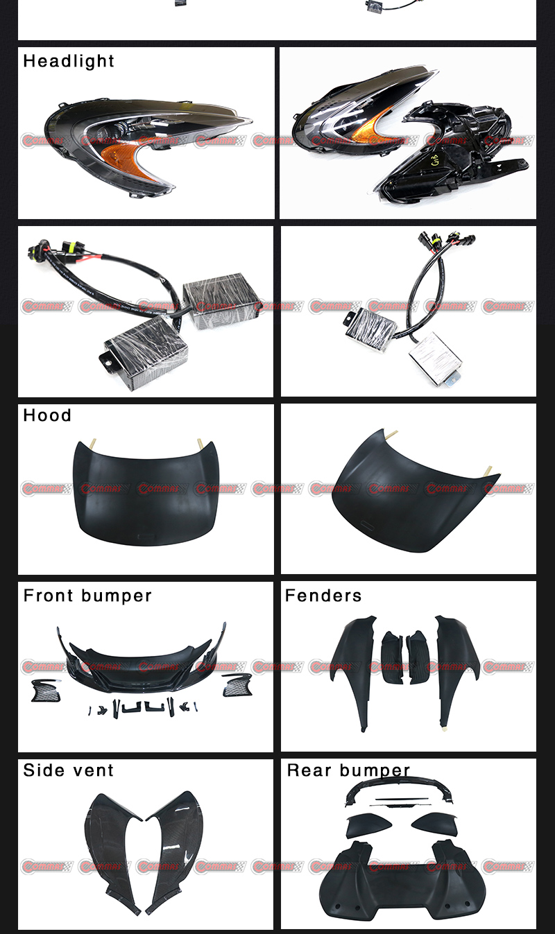 kit de carroceria mclaren mp4 upgrade 650s