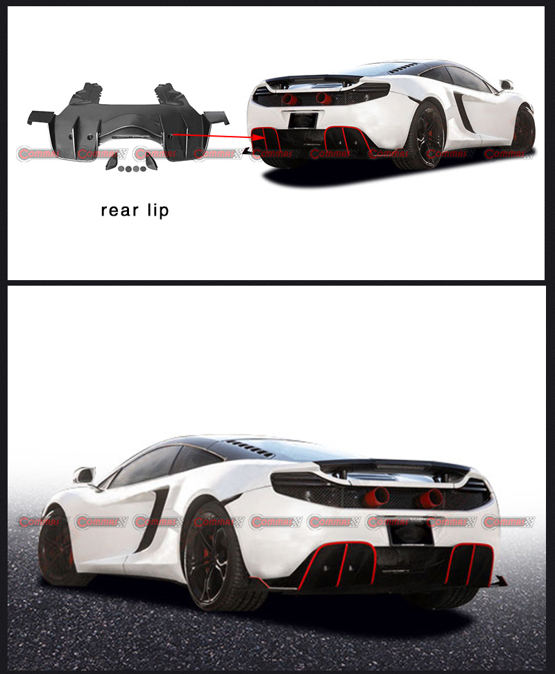 black Sails mclaren mp4 12c l&aacute;bio traseiro