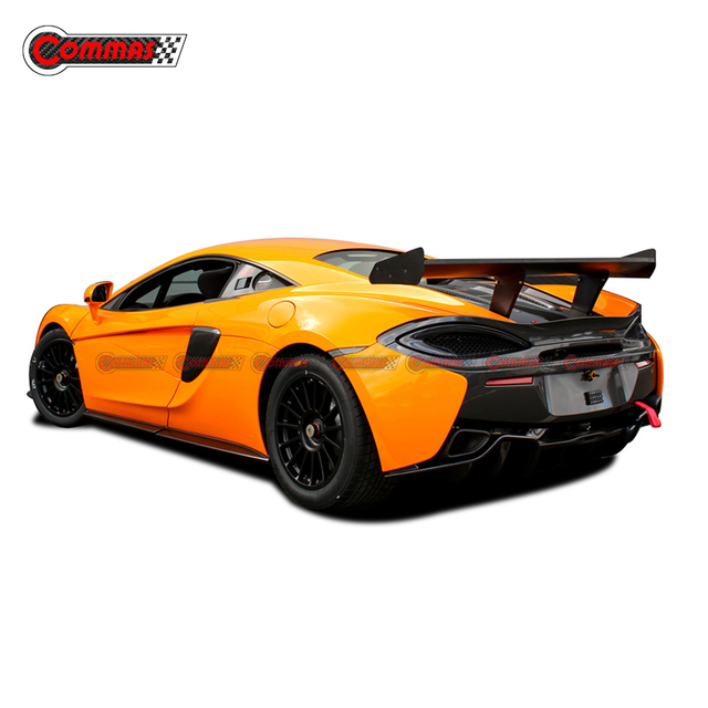 Spoiler traseiro de fibra de carbono estilo GT4 para Mclaren 540C 570S