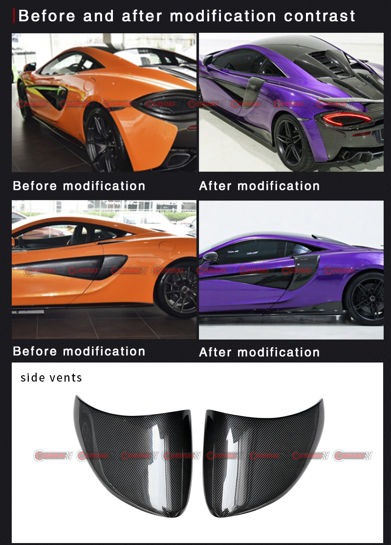 ventila&ccedil;&atilde;o lateral novitec mclaren 570s
