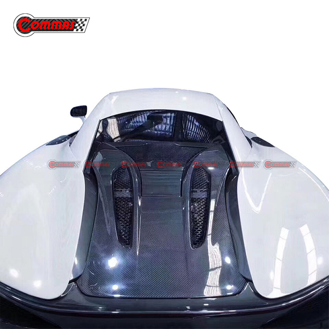 Cobertura do motor do tronco traseiro de fibra de carbono OEM para Mclaren 540c 570s