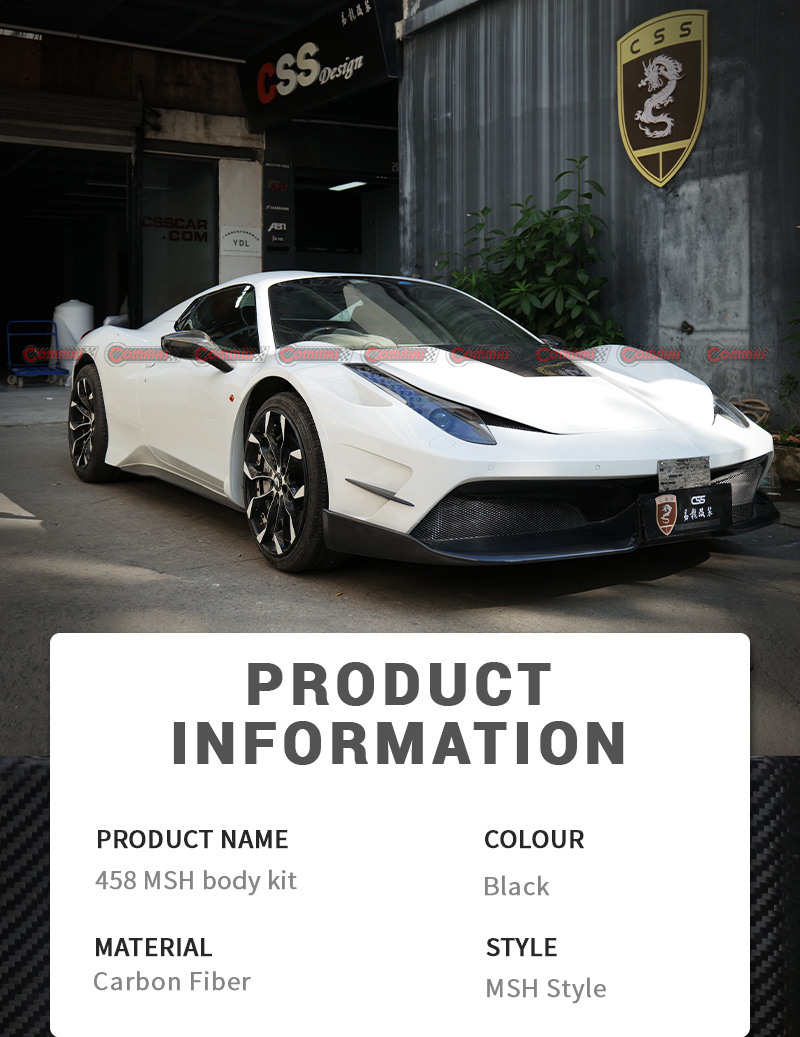 kit de carroceria ferrari 458 misha