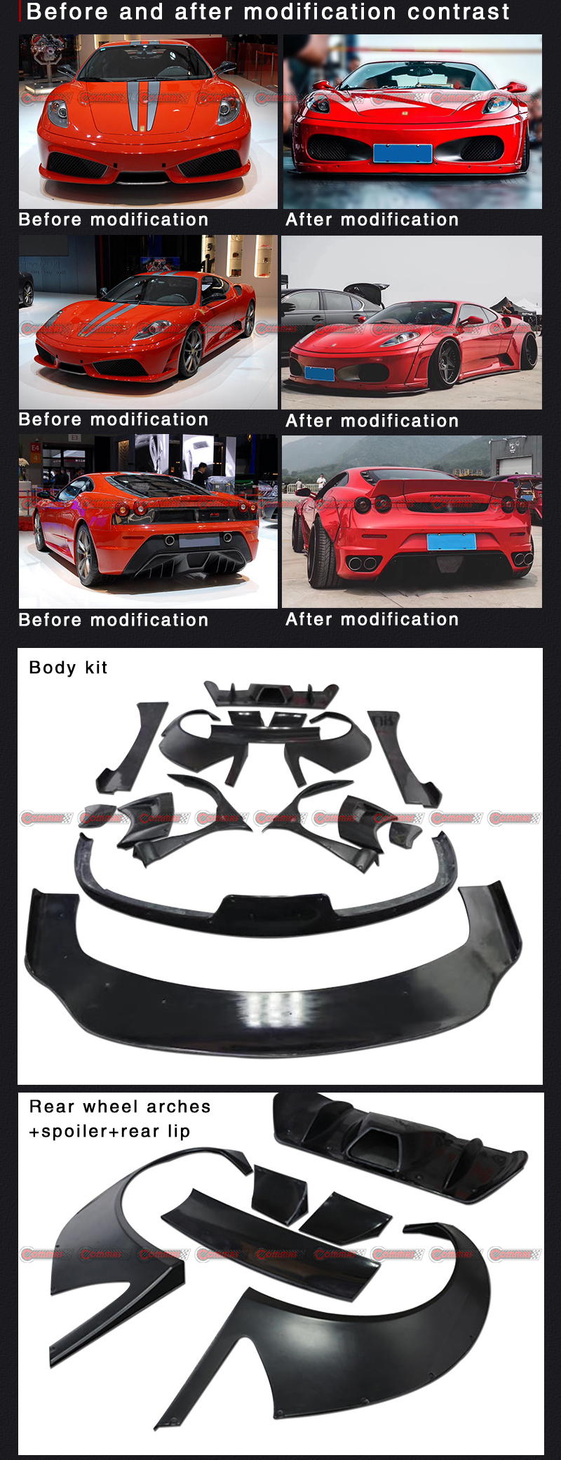 caminhada estilo ferrari 430 LB