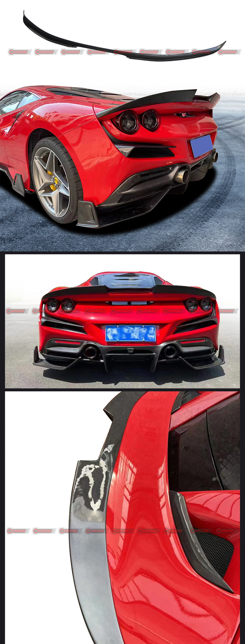 Spoiler para Ferrari F8