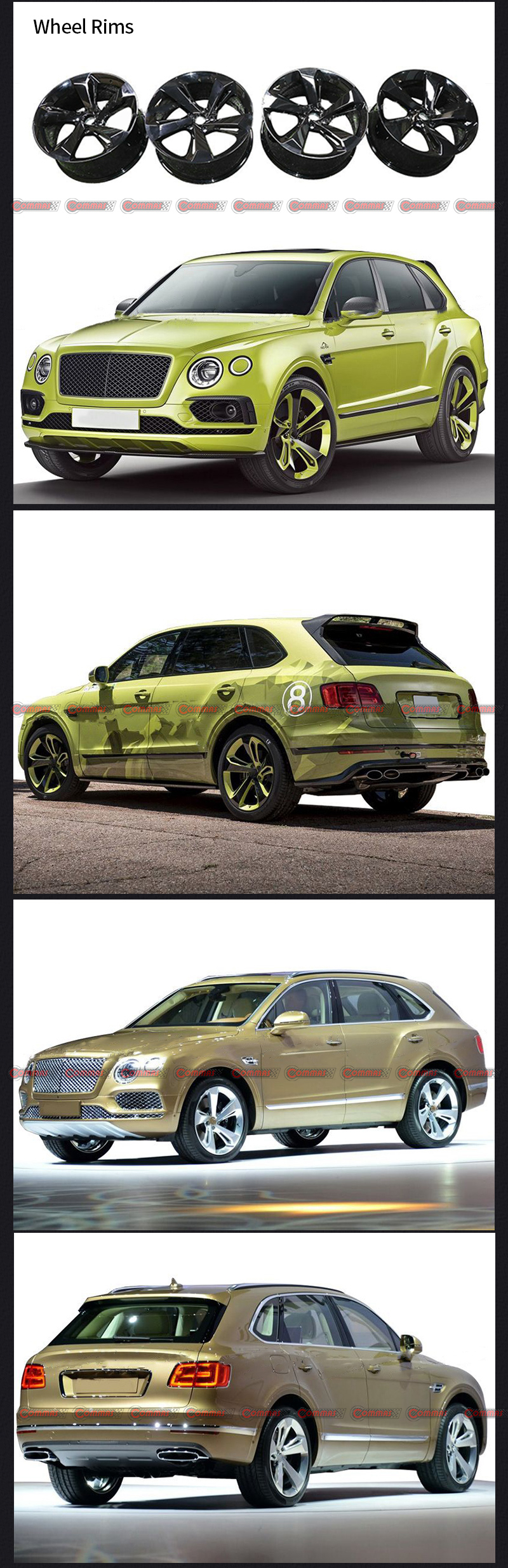 jantes curvadas bentayga