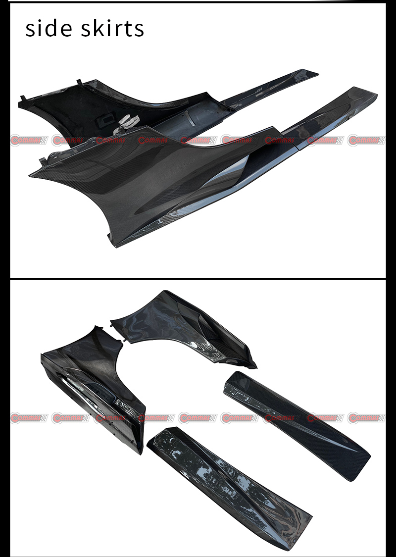 Saias laterais estilo mclaren 650s 675lt