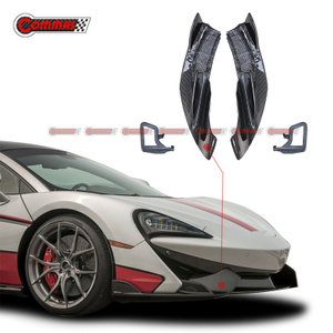 Canard divisor frontal de fibra de carbono estilo Vorsteiner para Mclaren 540C 570S