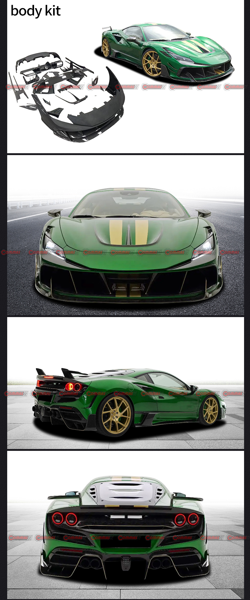 Ferrari F8kit de corpo