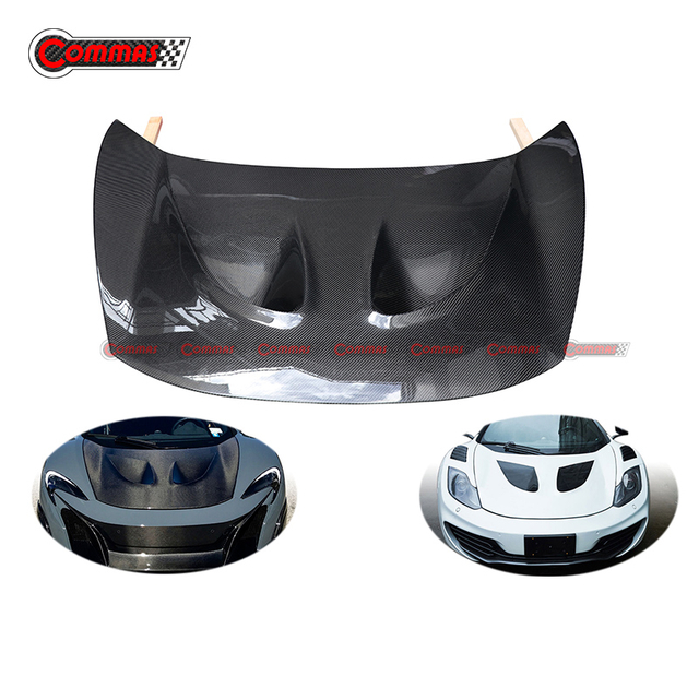 Capa de motor de fibra de carbono estilo P1 para Mclaren MP4 12C 650S