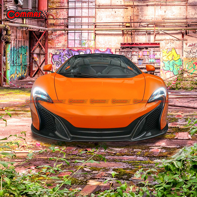 Lábio frontal de fibra de carbono estilo OEM para Mclaren 650S