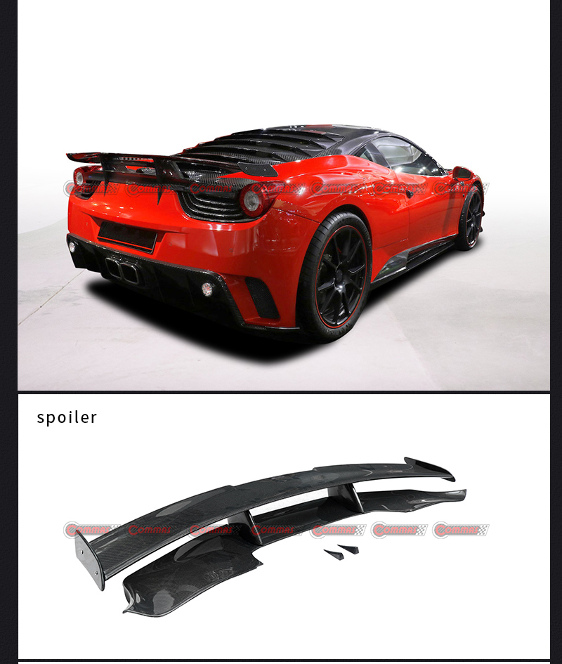 spoiler traseiro da mans&atilde;o f458
