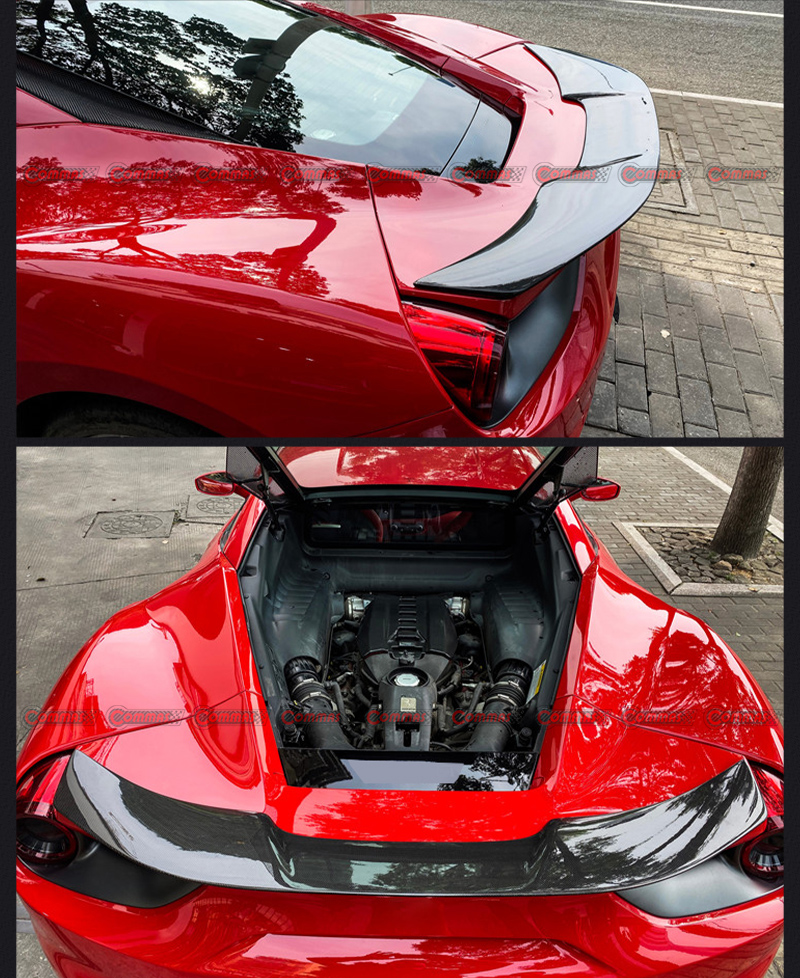 ferrari 488 vorsteiner asa traseira em rabo de pato